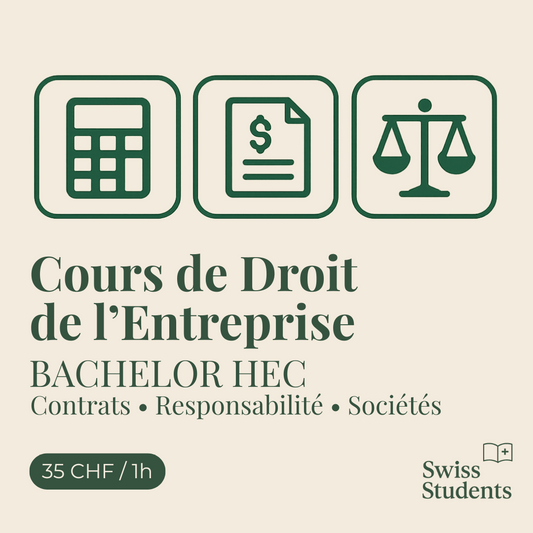 Cours de Droit de l'Entreprise